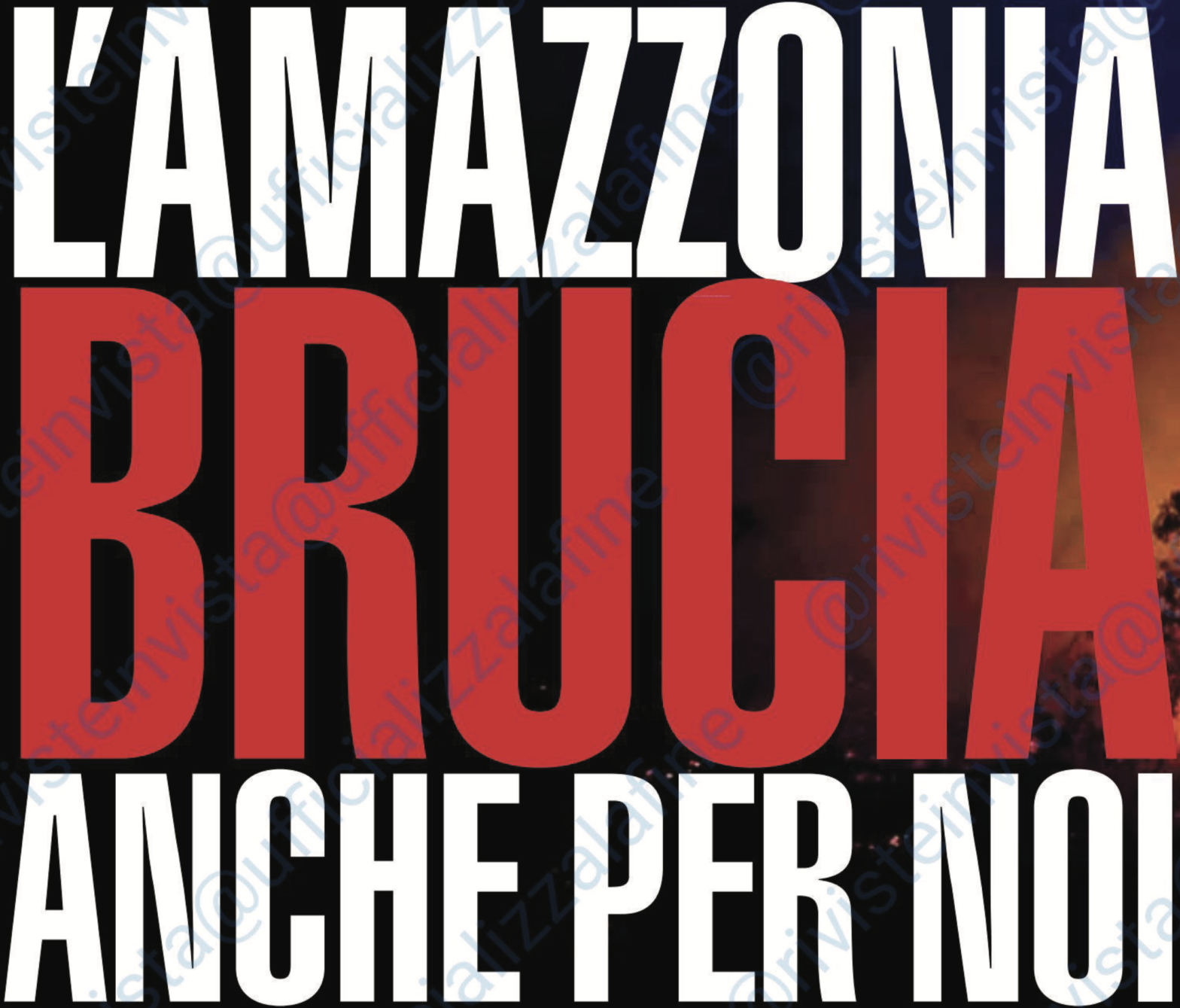 amazzonia brucia anche per noi